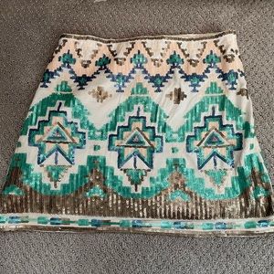 Sequence bodycon skirt